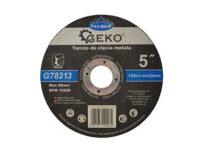 Pjovimo diskas Geko G78213, 125 mm x 1.6 mm x 22.23 mm