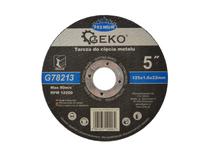 Pjovimo diskas Geko G78213, 125 mm x 1.6 mm x 22.23 mm