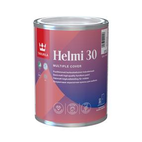 Krāsa, logi/durvis/mēbeles Tikkurila Helmi 30 C, pus-matēts, 0.9 l, bezkrāsaina