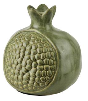 Dekoratyvinė figūrėlė, granatas Mondex Saggio HTTS1257, žalia sp., 15 cm x 15 cm x 15 cm, 0.630 kg