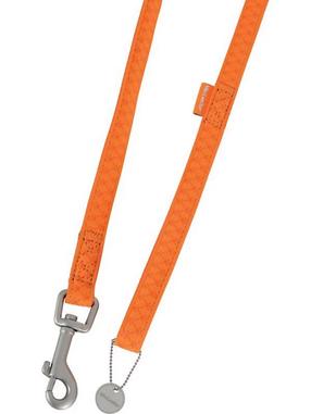 Šuns pavadėlis Zolux Mac Leather 435168ORA, oranžinė sp., 1.2m x 2cm