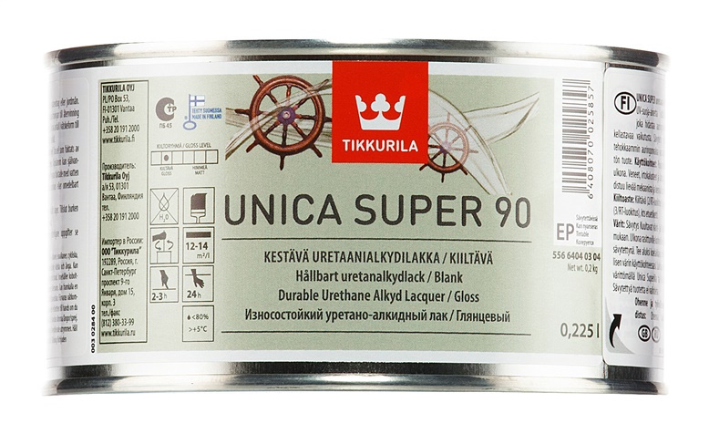 Lakk, läikiv Tikkurila, 0.225 l, Värvitu