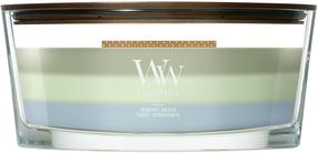 Свеча, ароматическая WoodWick Verdant Woods, 40 - 65 час, 453 г, зеленый цв.