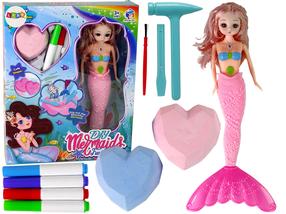 Dekoravimo rinkinys Lean Toys DIY Mermaid, įvairių spalvų