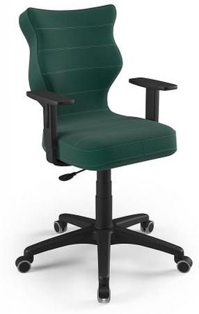 Bērnu darba krēsls Duo VT05 Size 5, 40 x 40 x 86 - 99 cm, melna krās./zaļa krās.