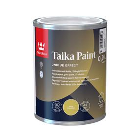 Perlamutra krāsas Tikkurila Taika, zelta matēta krās., 0.9 l