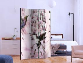 Širma Artgeist Flying Hummingbirds (Pink) Paraventtc0828, įvairių spalvų, 135 cm x 172 cm