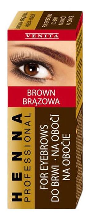 Kulmu- ja ripsmevärv Venita brown