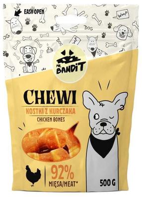 Koeramaius Mr. Bandit Chewi Chicken Bones, kanaliha, 0.5 kg