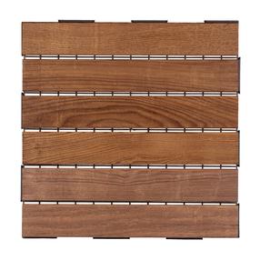 Veranda plaadid PXDECK, 30 cm x 30 cm x 2 cm, pruun v., 6 tk