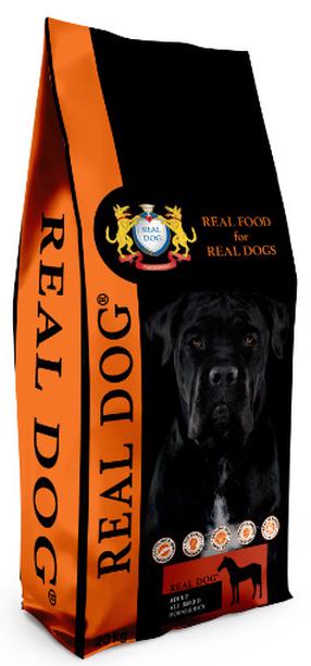 Sausas šunų maistas Real Dog Adult RD70172, ryžiai/arkliena, 20 kg