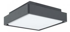 Āra griestu lampa Su-Ma Beni, 18W, LED, IP65, pelēka krās., 20 cm x 6 cm