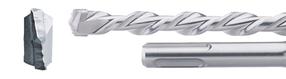 Betono grąžtas Makita V-Plus B-47880, mūrui/gelžbetoniui, sraigtinis, sds plus, 15 mm x 26 cm