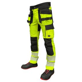 Bikses vīriešu/universāls Pesso Uranus Flexpro CL2, melna krās./dzeltena krās., C60 izmērs