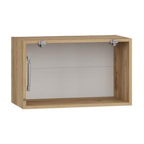 Spintos rėmas, virtuvei Vento GO-60/36 With Glass, 30 cm x 60 cm, 36 cm, ąžuolo medienos imitacija sp.