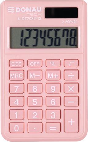 Kalkulators rakstāmgalda Donau K-DT2082-12, rozā krās.