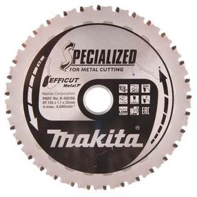 Griešanas disks Makita Efficut, 150 mm x 20 mm x 1.1 mm