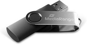 USB mälupulk MediaRange MR911, hõbe v./must v., 32 GB
