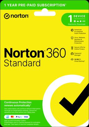 Programinė įranga Norton 360 Standard