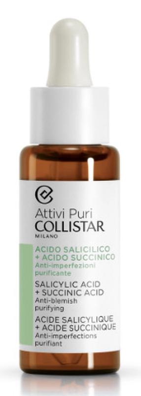 Näo seerum Collistar Attivi Puri Salicylic Acid + Succinic Acid, 30 ml