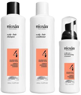 Plaukų priežiūros priemonių rinkinys Nioxin System 4 Kit 150ml+150ml+50ml, 3 vnt.