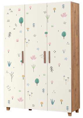 Spinta Kalune Design Leva Jungle, ruda sp./balta sp., 48 cm x 120 cm x 189 cm