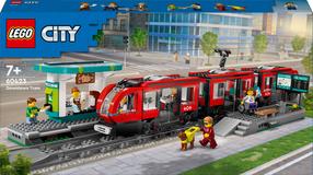 Конструктор LEGO® City Downtown Streetcar and Station 60423, 811 шт.