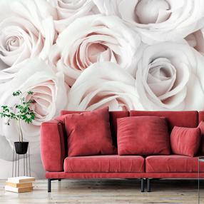 Fototapete Artgeist Satin Rose (Pink) 4XLFT1783SAM, 280 cm x 392 cm