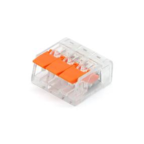Klemm Okko PCT-413, 3 x 0.02-4 mm², 32 A, oranž v., 25 tk