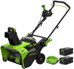 Akumuliatorinis sniego valytuvas Greenworks GD60STK4X, 56 cm
