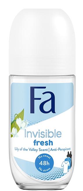 Dezodorants sievietēm Fa Invisible Fresh Lily Of The Valley, 50 ml