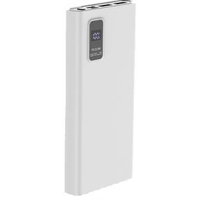 Lādētājs-akumulators (Power bank) Platinet PD QC LED, 10000 mAh, balta krās.