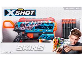 Игрушечный пистолет с пулями Zuru X-Shot Skins Синий цв.