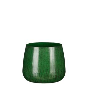 Puķu pods Mica Benson 1081627, metāls, Ø 19 cm, zaļa krās.
