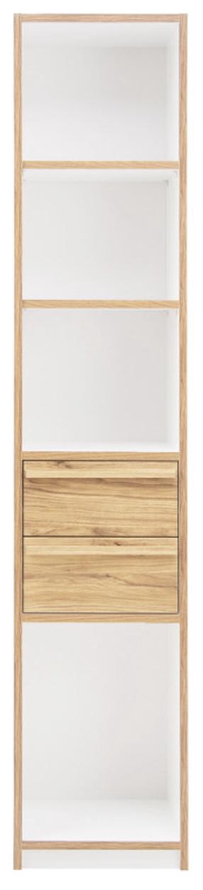 Pastatoma lentyna Forte S-room MFF2016-M317, balta sp./medžio sp., 215 cm x 44.3 cm x 42.2 cm