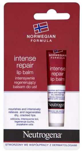 Lūpų balzamas Neutrogena Intense Intense Repair, 15 ml, -