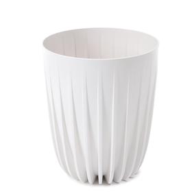 Puķu pods Lamela Mira 915-05, plastmasa, Ø 30 cm, balta krās.