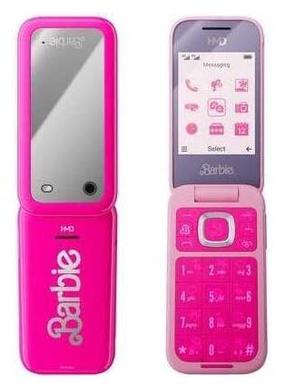 Mygtukinis telefonas HMD Barbie Phone, rožinė sp.