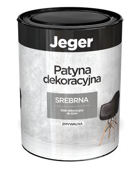 Spec. paskirties dažai, sienoms Jeger Patine Silver, sidabro sp., 0.75 l