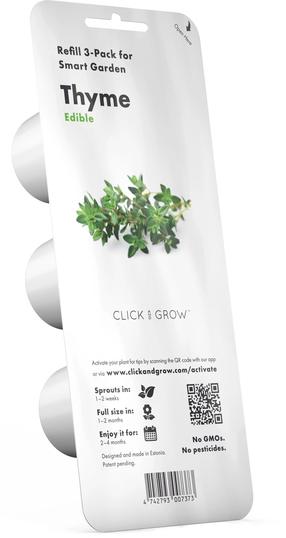 Išmanios daigyklos sėklos Click & Grow, čiobreliai, 40 g, 3 vnt.