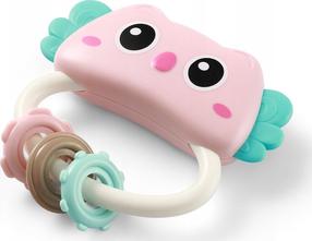 Погремушка, совёнок BabyOno Have Fun, розовый цв.