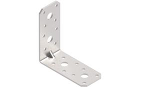 Tvirtinimo kampas Haushalt, 90 mm x 40 mm x 90 mm x 2.5 mm, sutvirtintas