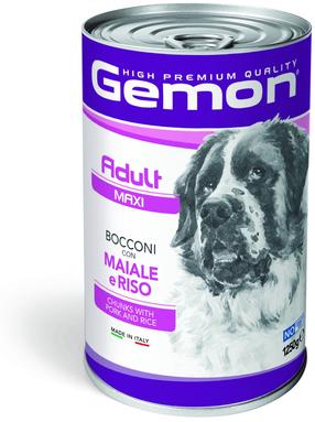 Märg koeratoit Gemon Adult Maxi MN87941, riis/sealiha, 1.25 kg