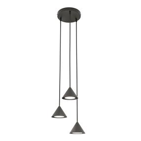 Светильник навесной Emibig Elit 3 Premium Black 1330/3Prem, GX53, 3 x 10 Вт, черный цв. / черный цв.