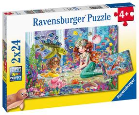 Puzle 2in1 Ravensburger Mermaids, 48 gab.