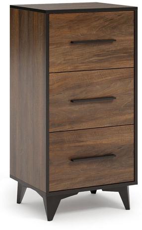 Komoda Gala Meble Frida K3SW, riešuto sp., 95 cm x 47.5 cm x 40 cm