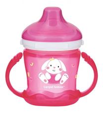 Vaikiška gertuvė Canpol Babies, 180 ml, 9 mėn., plastikas/silikonas, rožinė sp.