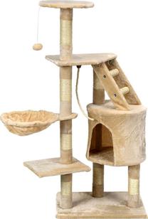 Kačių draskyklė Funfit Cat Scratching Post, 40 cm x 50 cm x 117.5 cm, ruda sp.