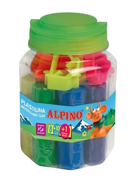 Пластилин Alpino Modelling Clay 1ADP000054, 18 шт.
