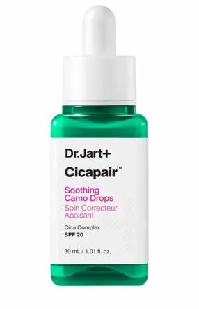 Sejas serums Dr. Jart+ Cicapair Soothing Camo Drops, 30 ml, SPF 20